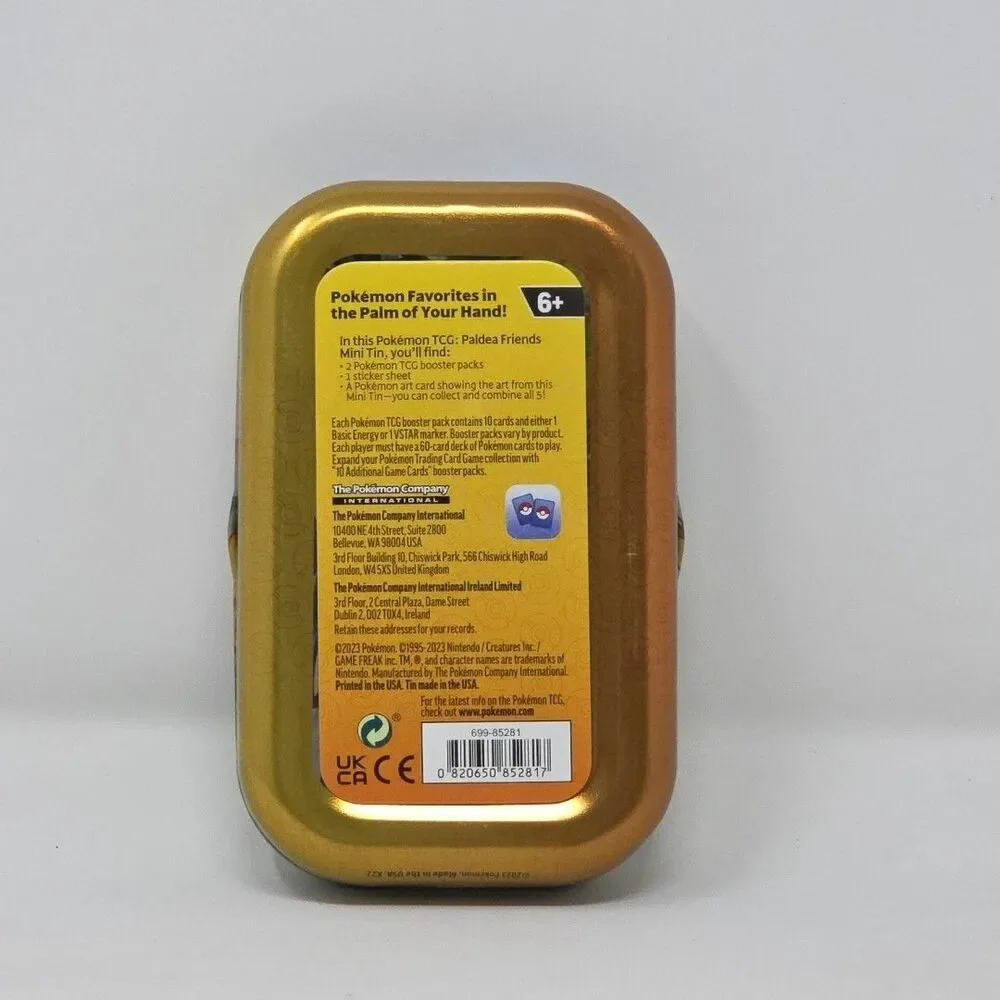 Pokemon 2023 Mini Tin Fuecoco & Smoliv EMPTY ***Tin Case Only***